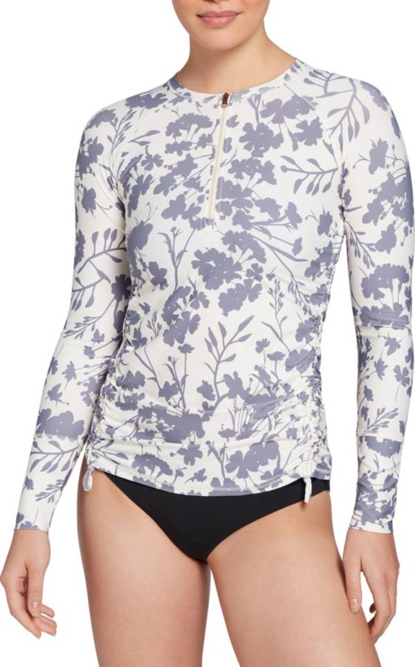 CALIA by Carrie Underwood Women's Zip Long Sleeve Rashguard