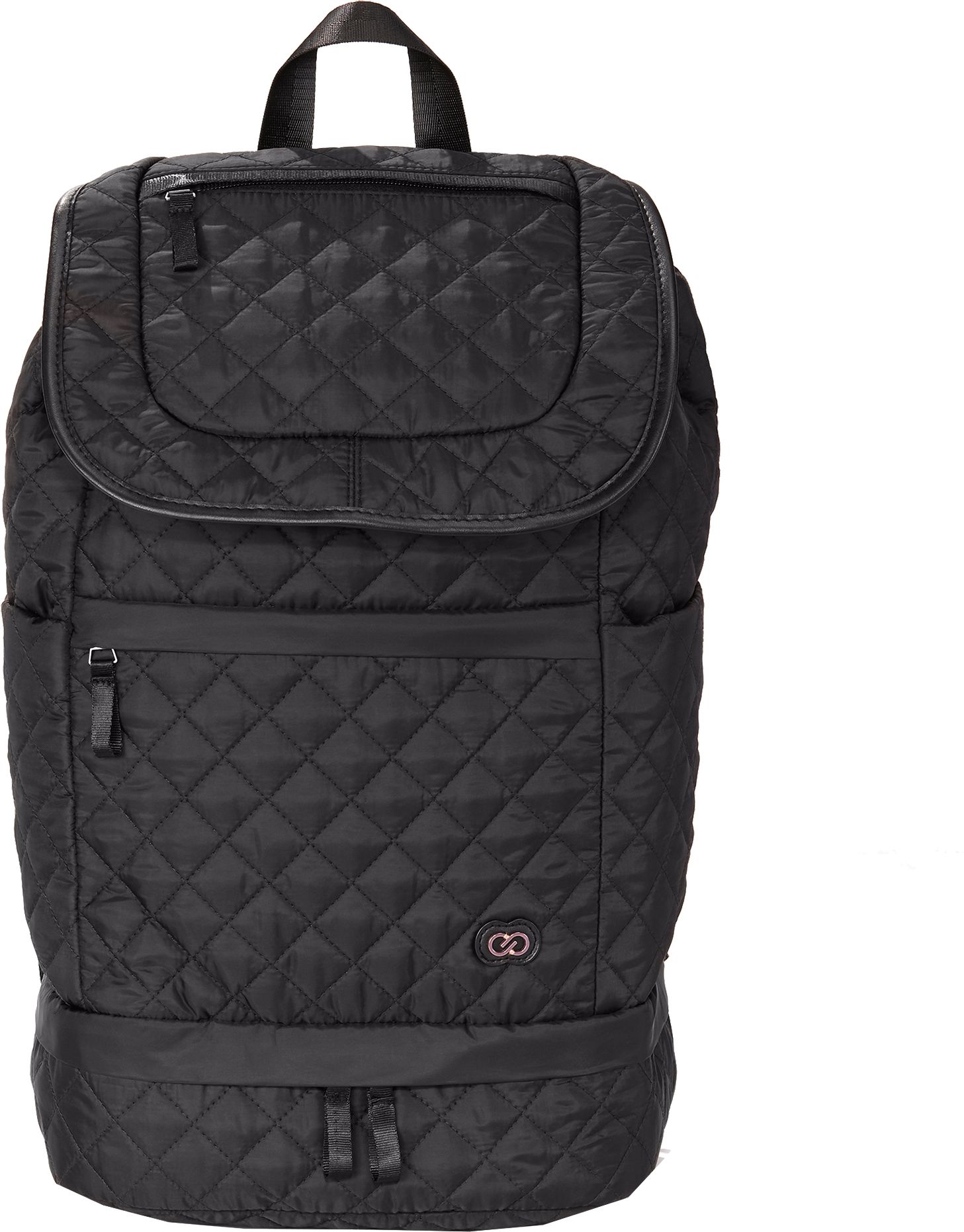 black quilted rucksack