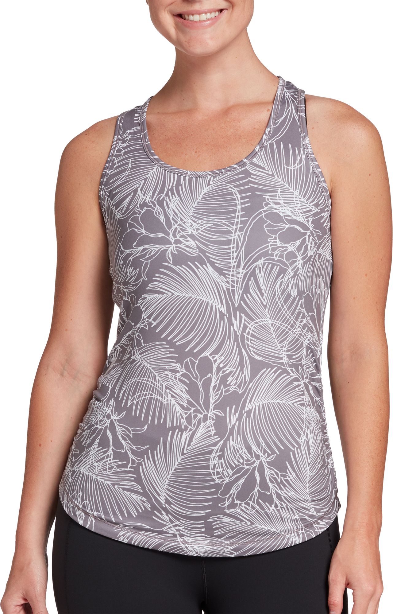 ruched workout tank top