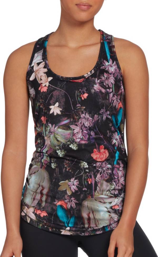 CALIA by Carrie Underwood Women's Flow Ruched Racerback Tank Top