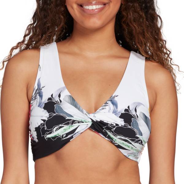 CALIA by Carrie Underwood Women's Reversible Knot Bikini Top