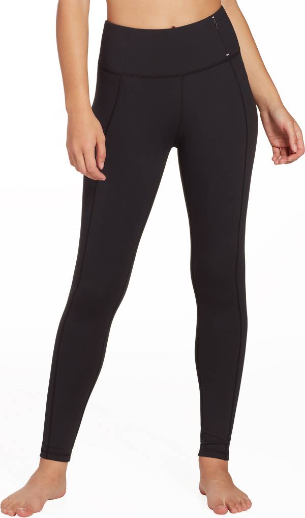 Calia by Carrie Underwood Gray Leggings with Pink Mesh
