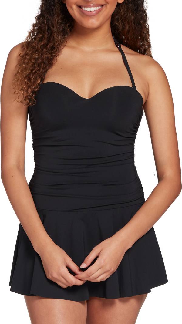 CALIA by Carrie Underwood Women's One Piece Dress Swimsuit