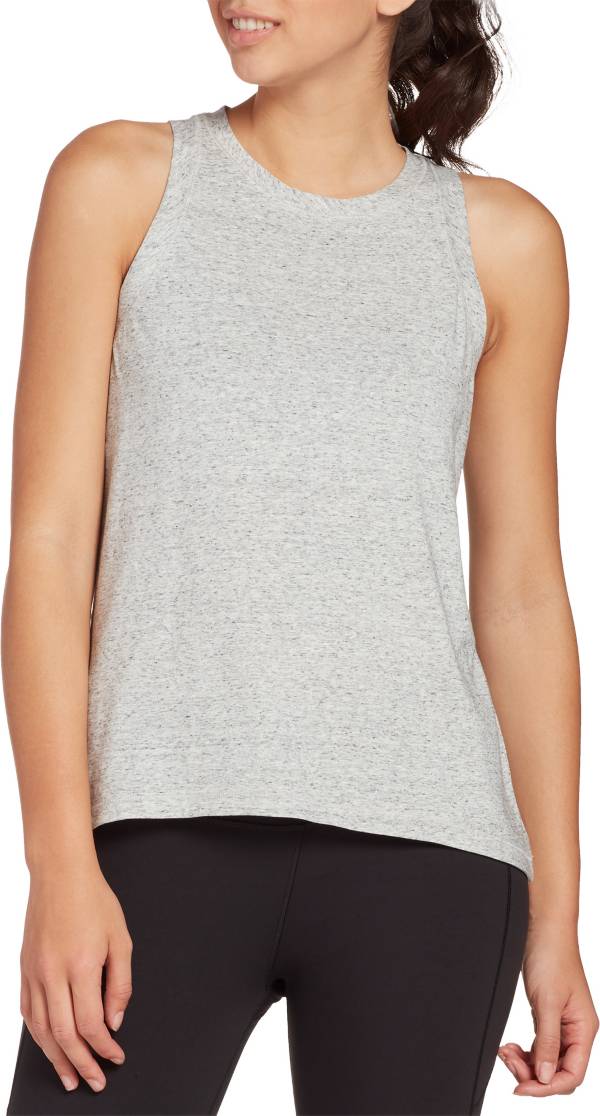 CALIA Women's Rolled Sleeveless Muscle Tank