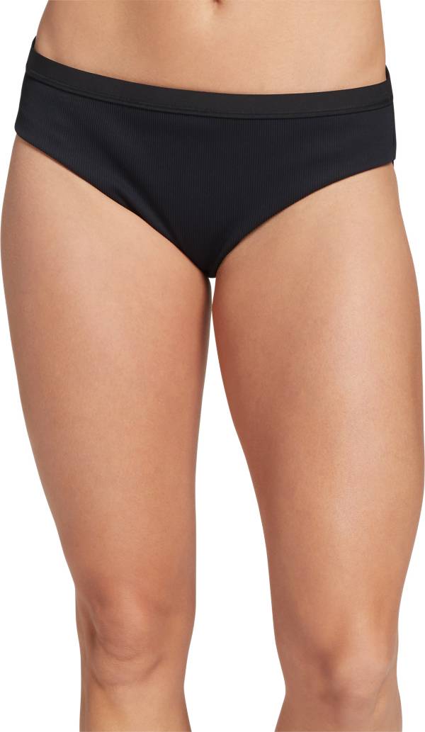 CALIA by Carrie Underwood Women's Wide Banded Rib Bikini Bottoms