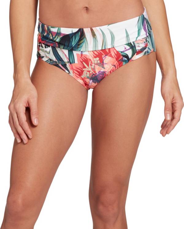 CALIA by Carrie Underwood Women's Weave Boyshort Swim Bottoms