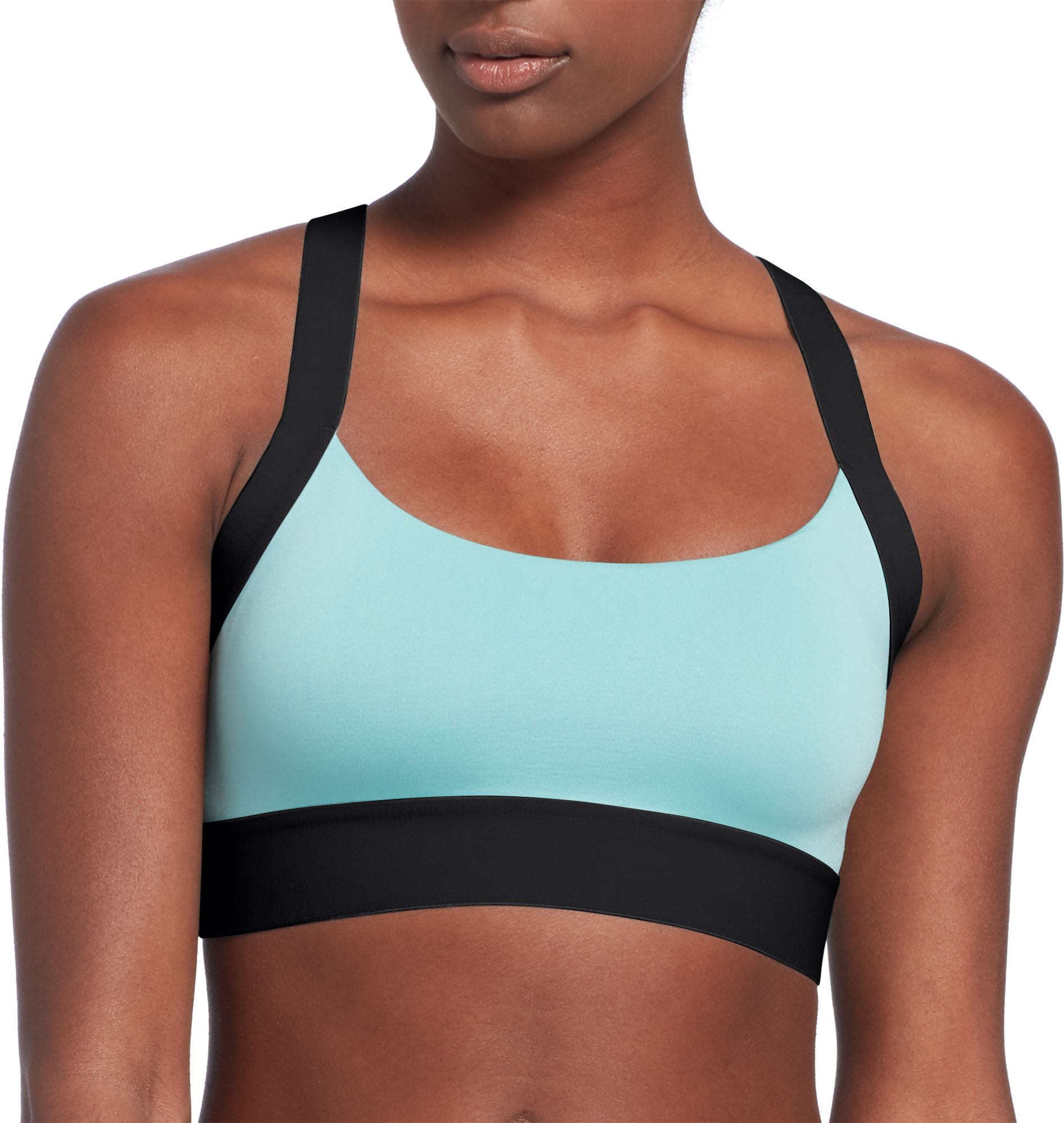 turquoise sports bra