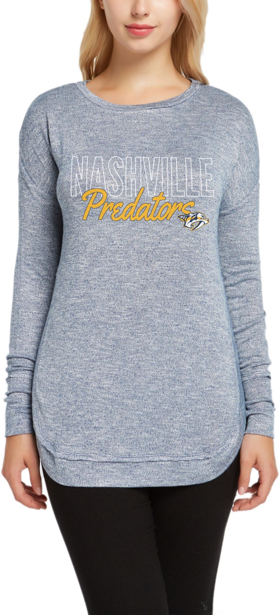 nashville predators crew neck sweatshirt