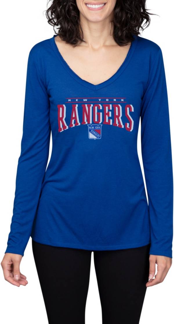 Concepts Sport Women's New York Rangers Marathon Royal Long Sleeve Shirt product image