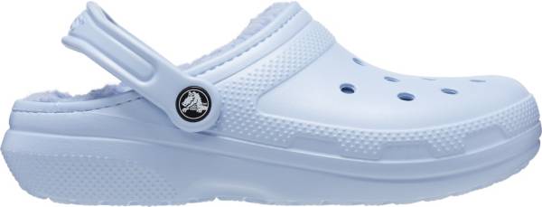 Fuzz lined white deals crocs