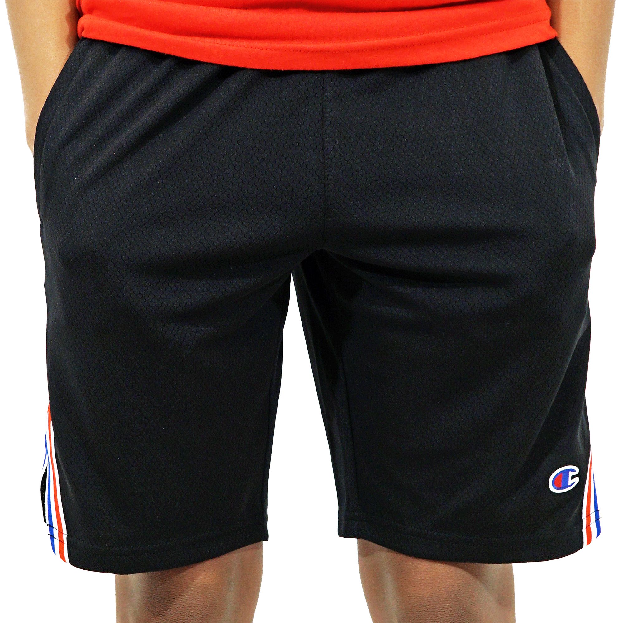 champion shorts red