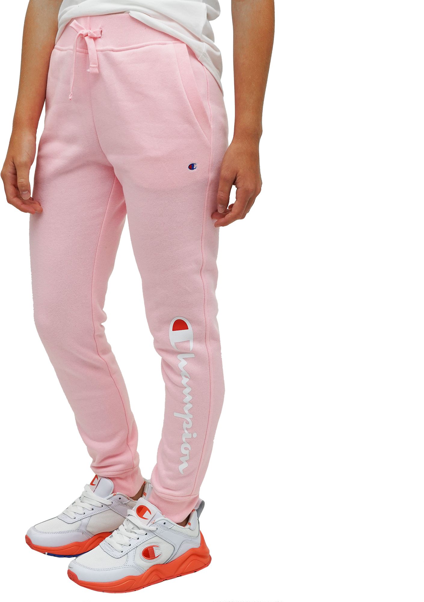 womens pink champion sweatpants