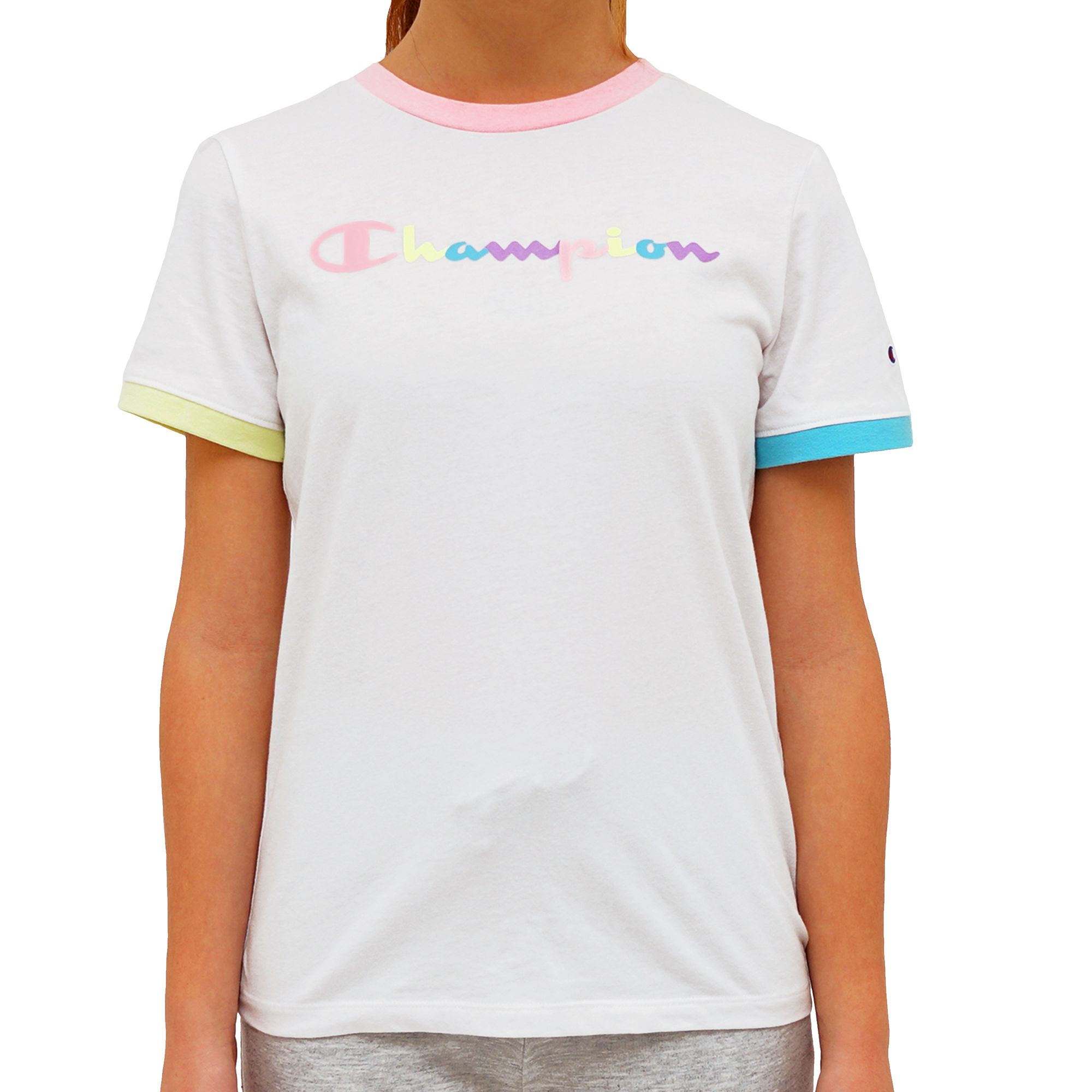 Champion Girls Campus Ringer T-Shirt 