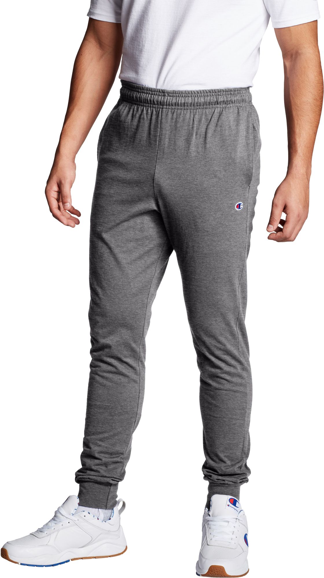 champion sweatpants men's jersey joggers side pockets comfortable athletic fit