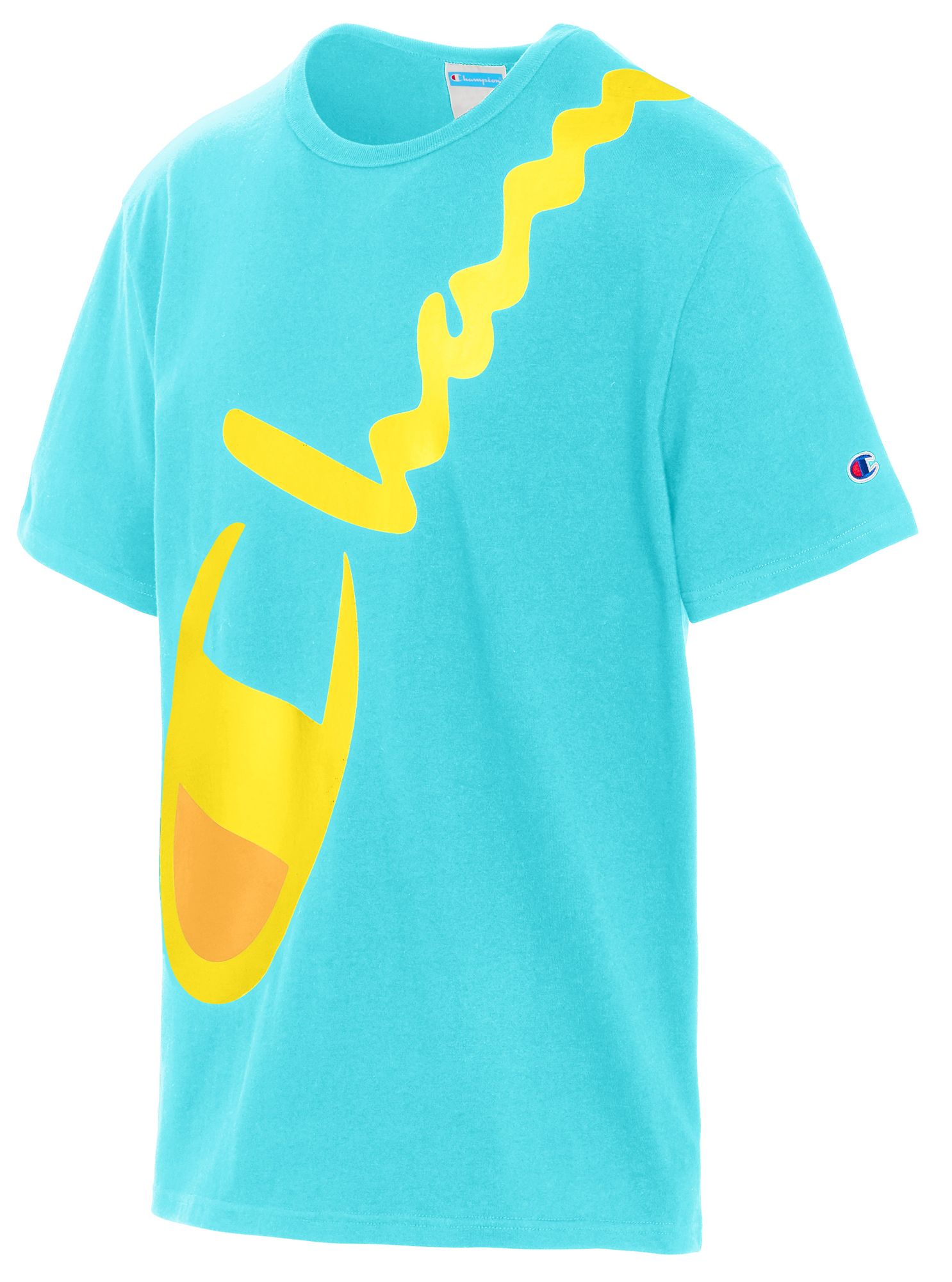 yellow champion t shirt