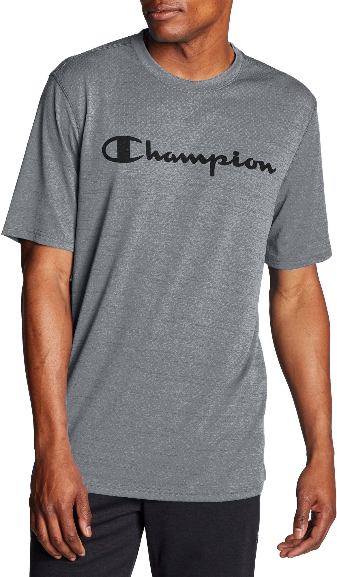 champion men's double dry training tee