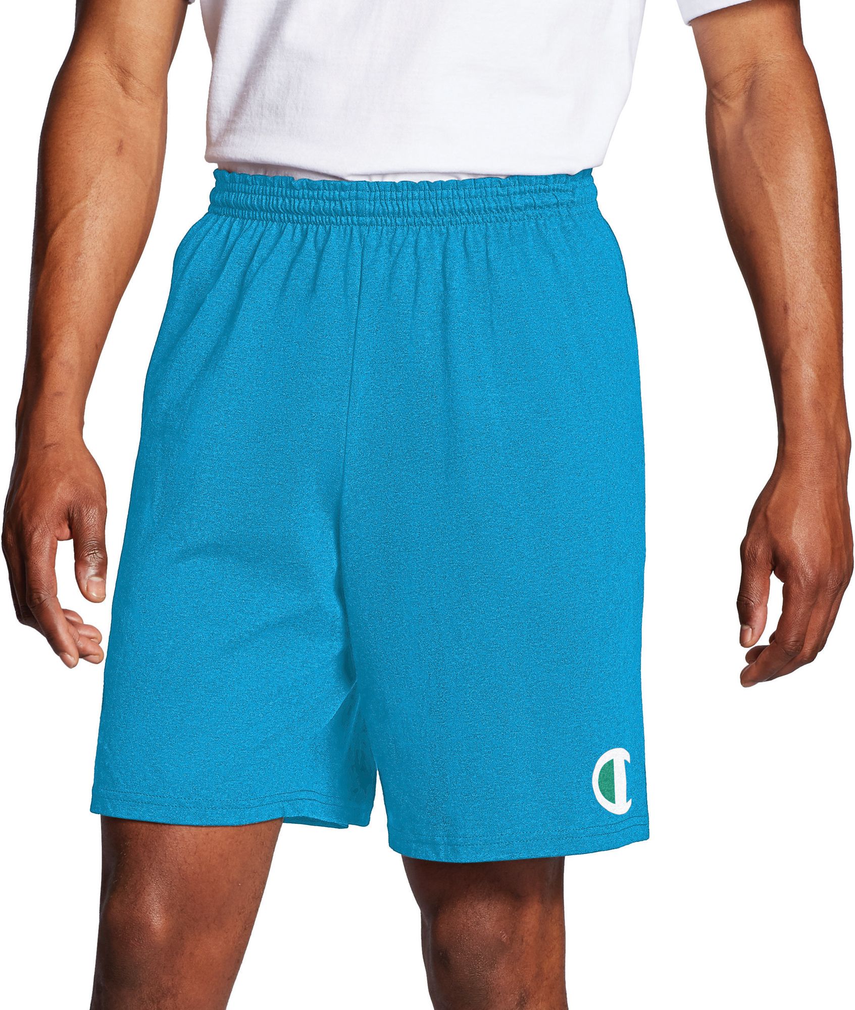 champion men's graphic jersey short