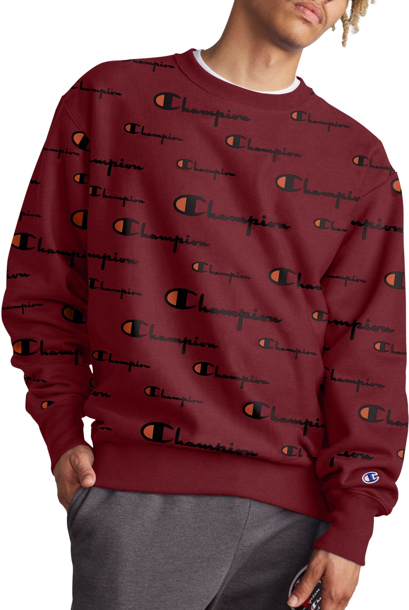 Over Logo Crewneck Sweatshirt 