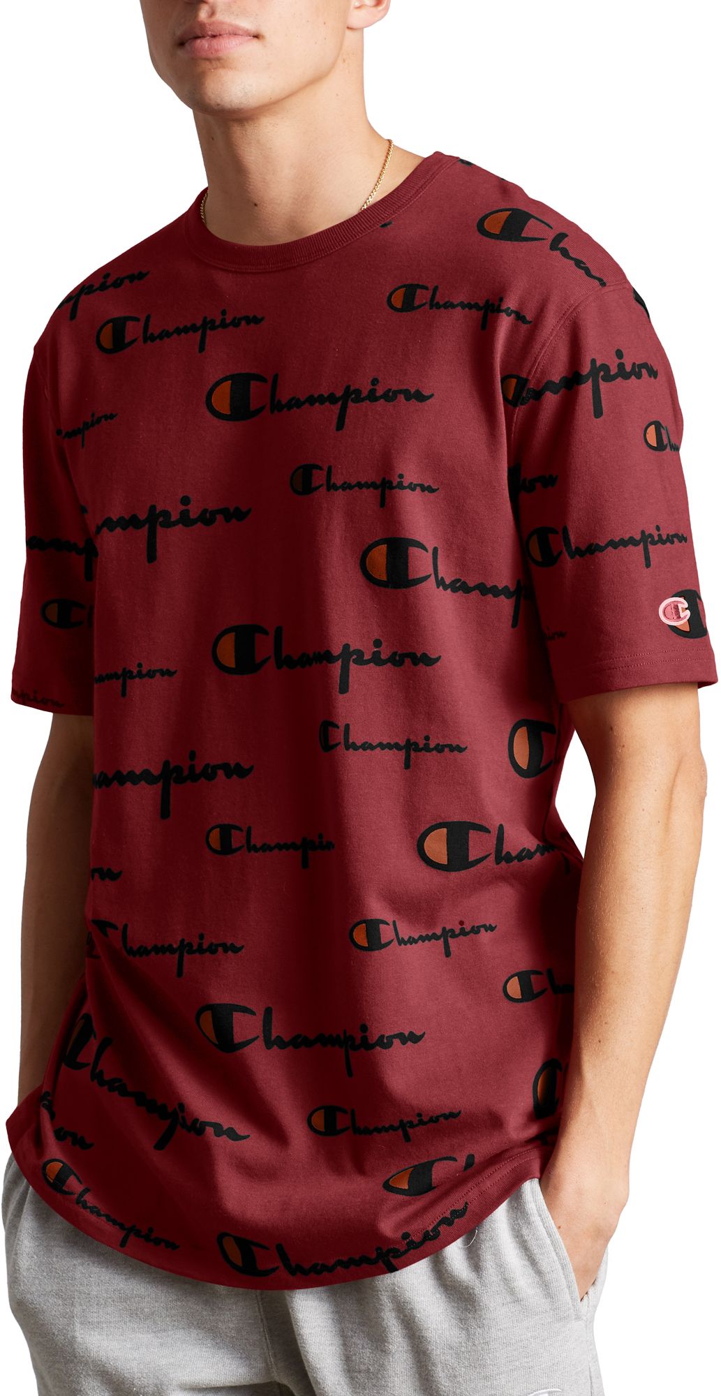 champion print shirt