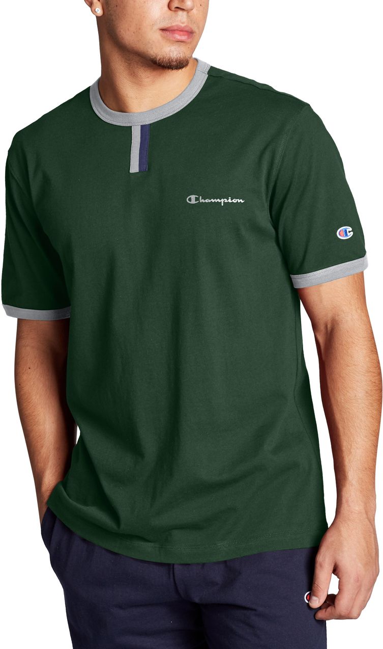 champion dark green t shirt