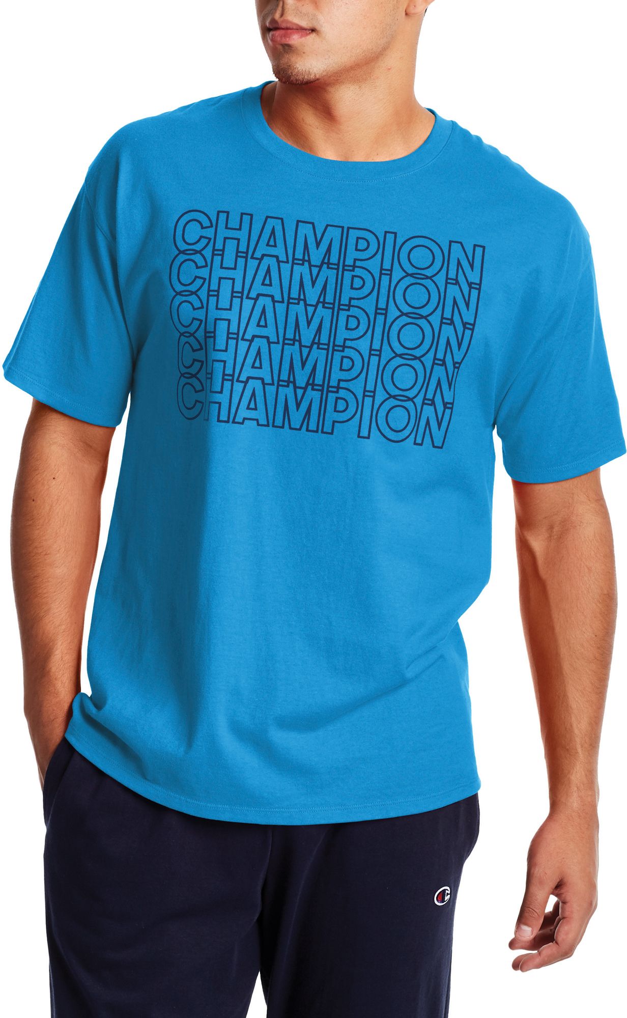 teal champion shirt