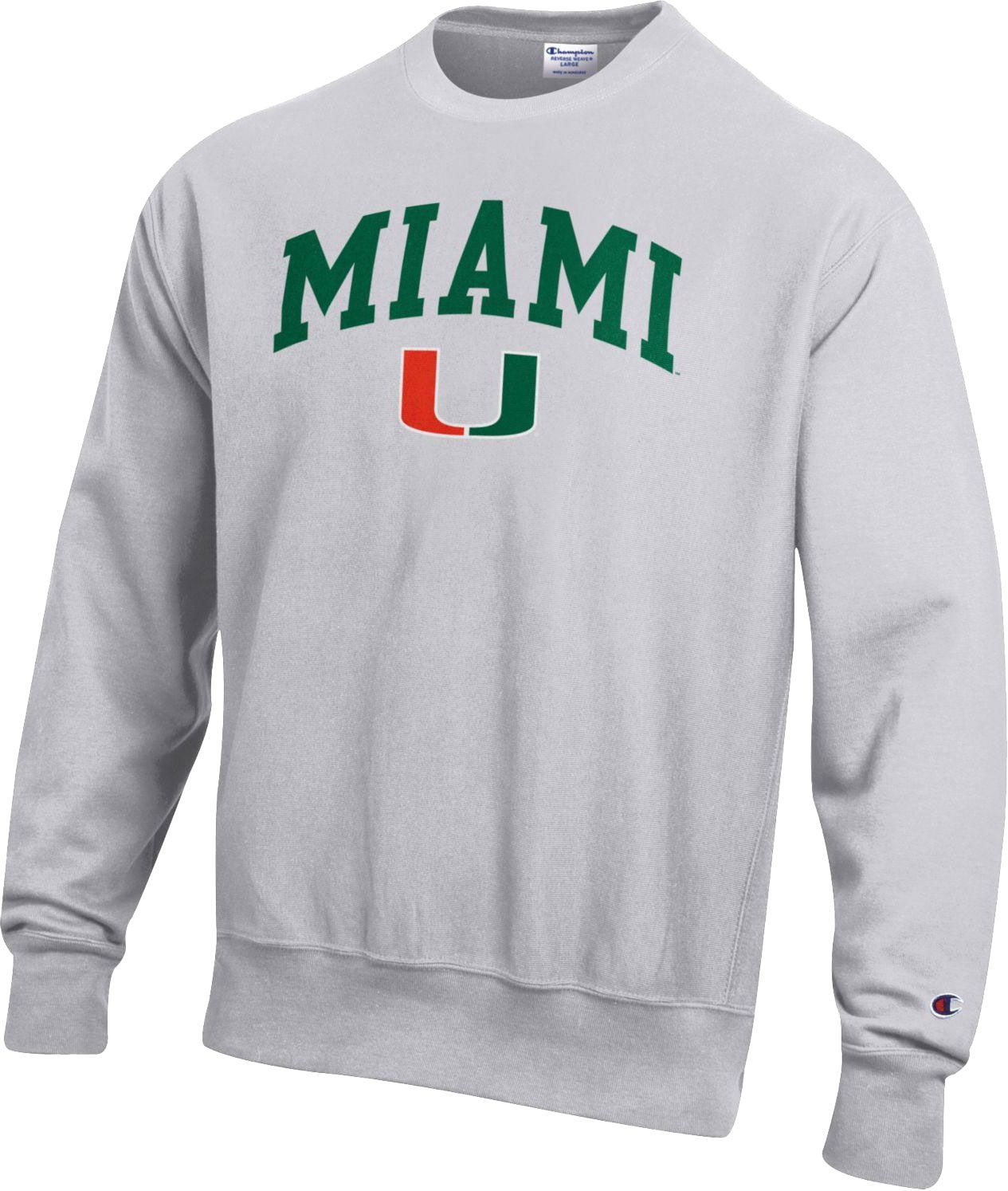 miami hurricanes crewneck