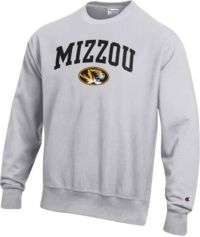 Champion Men's Missouri Tigers Grey Reverse Weave Crew