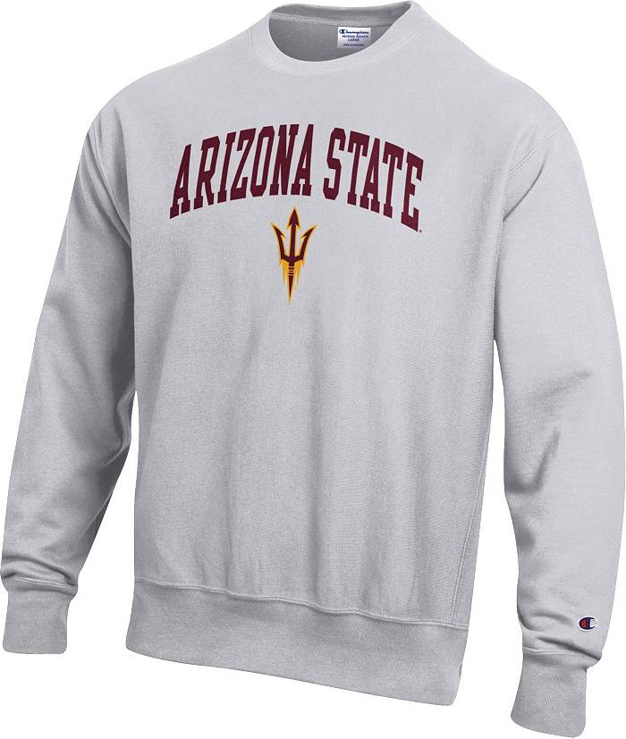  Arizona State University Official Circle Logo Unisex Adult  Crewneck Sweatshirt : Sports & Outdoors