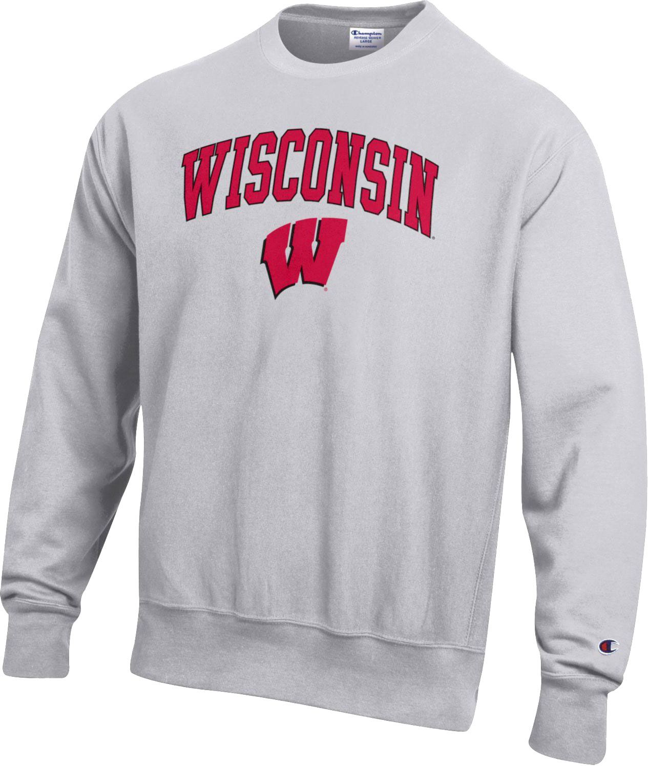 wisconsin badgers crew neck