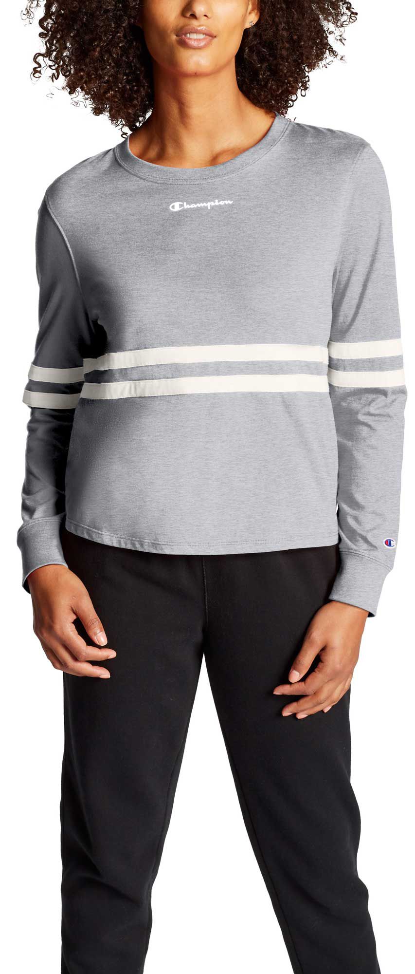 champion women's shirt long sleeve