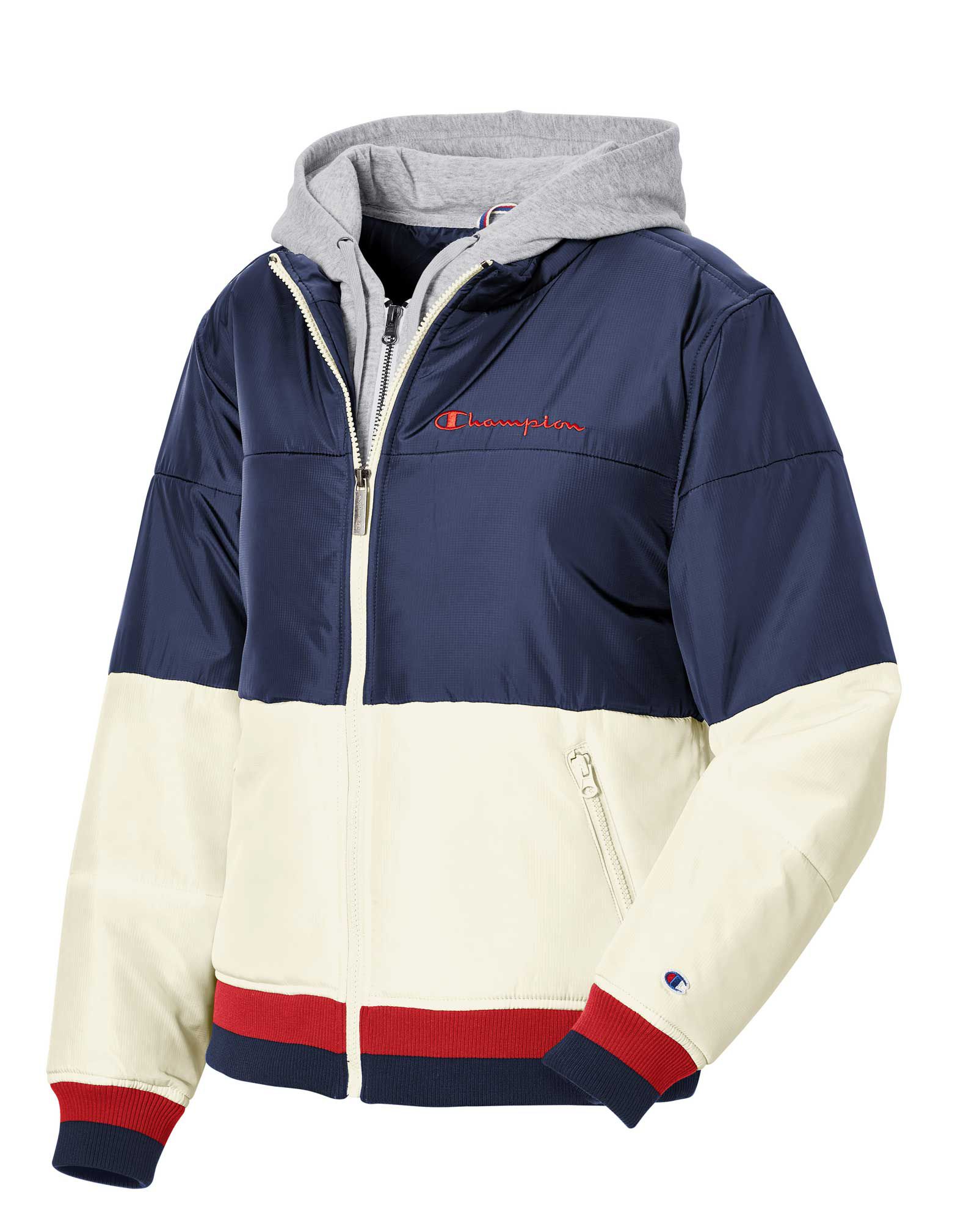 white champion jacket