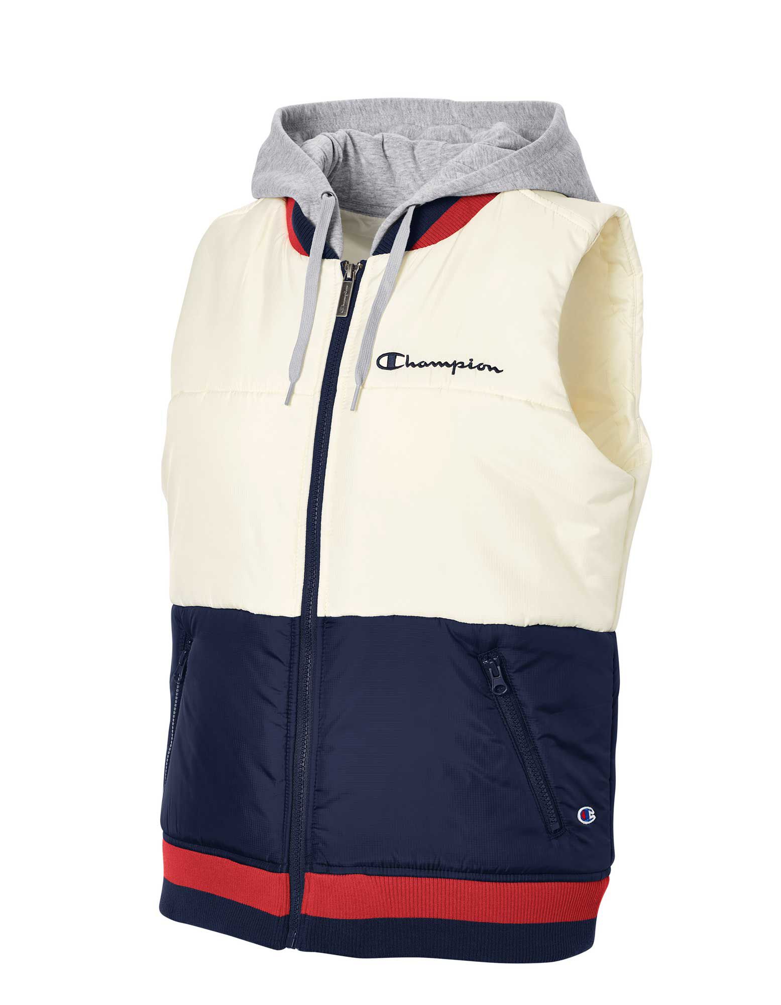 champion women's white jacket