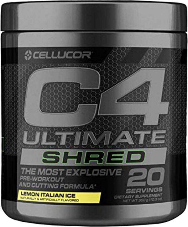 Cellucor C4 Ultimate Shred Pre-Workout Lemon Italian Ice 20 Servings