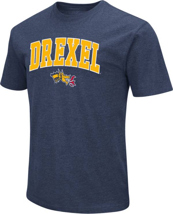 Colosseum Men's Drexel Dragons Blue Dual Blend T-Shirt product image