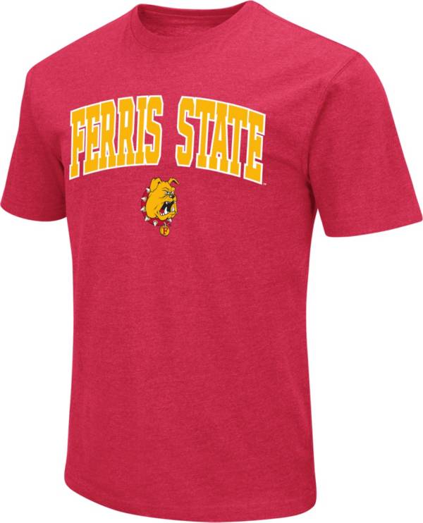 Colosseum Men's Ferris State Bulldogs  Crimson Dual Blend T-Shirt product image