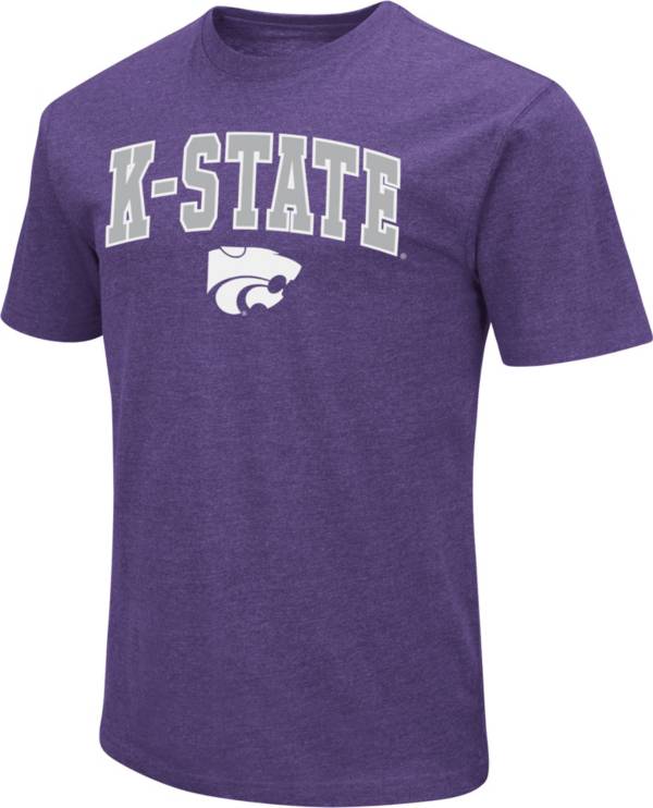 Colosseum Men's Kansas State Wildcats Purple Dual Blend T-Shirt product image