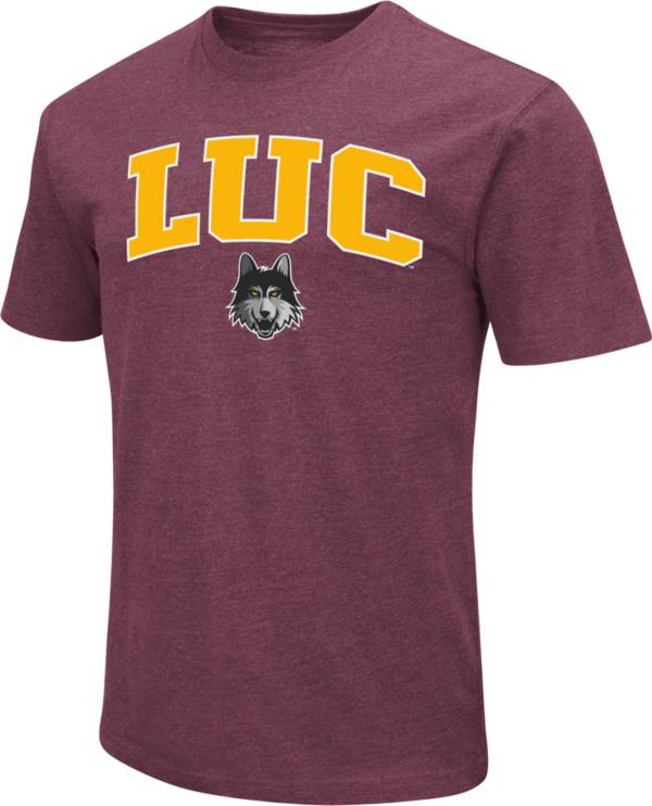 Colosseum Men's Loyola Chicago Ramblers Maroon Dual Blend T-Shirt product image