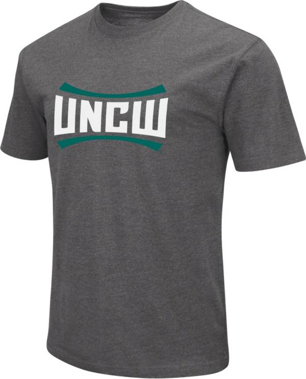 Colosseum Men's UNC-Wilmington Seahawks Grey Dual Blend T-Shirt