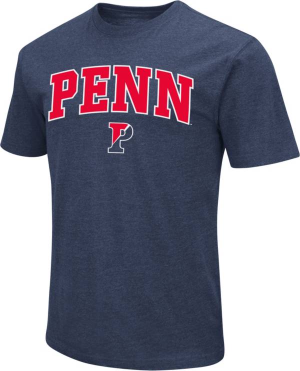 Colosseum Men's University of Pennsylvania Quakers Blue Dual Blend T-Shirt product image