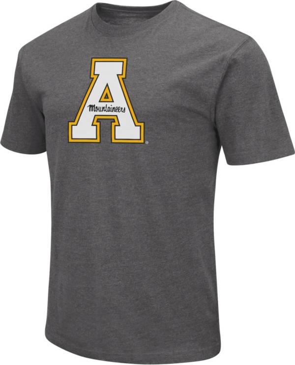 Colosseum Men's Appalachian State Mountaineers Grey Dual Blend T-Shirt