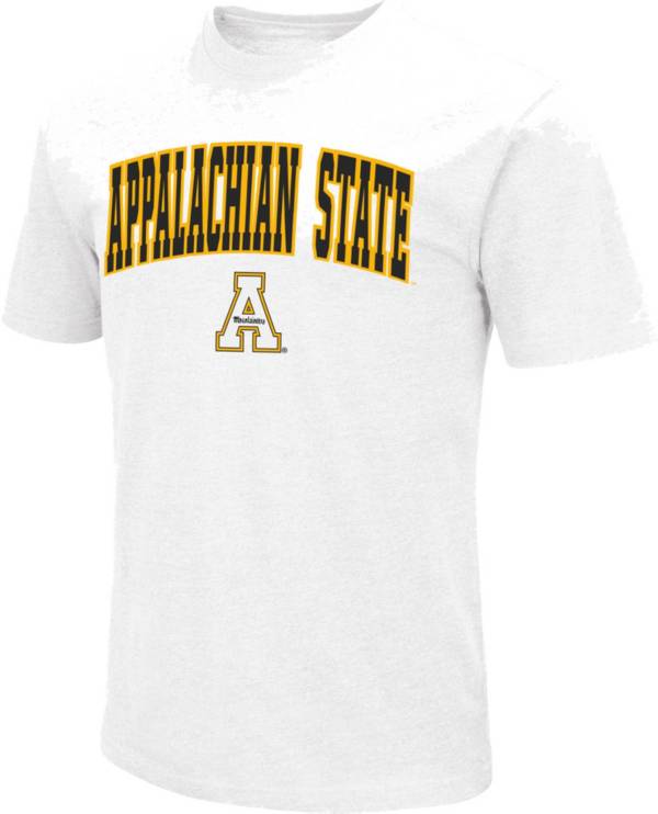 Colosseum Men's Appalachian State Mountaineers Dual Blend White T-Shirt