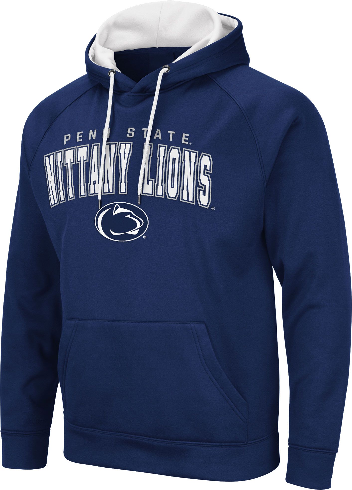 men's blue pullover hoodie