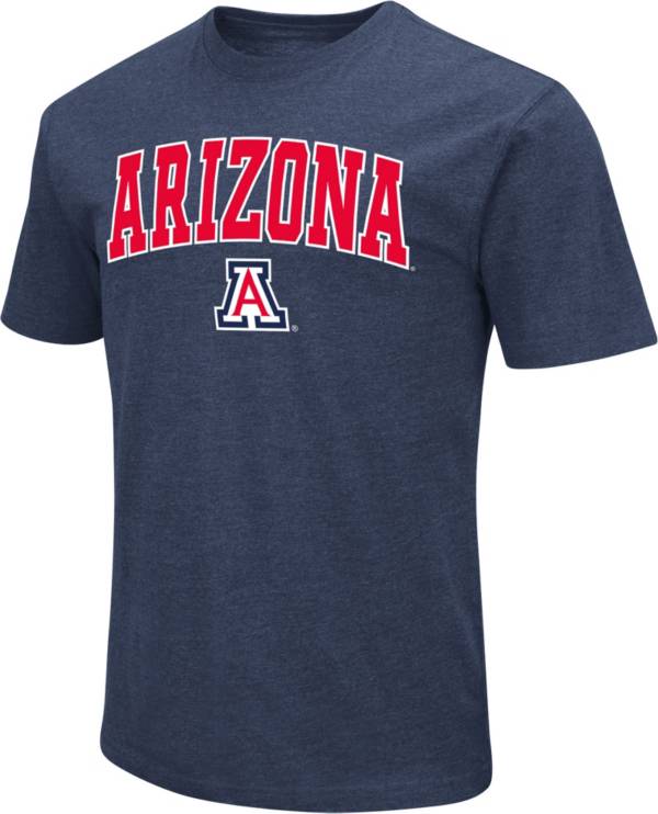 Colosseum Men's Arizona Wildcats Navy Dual Blend T-Shirt