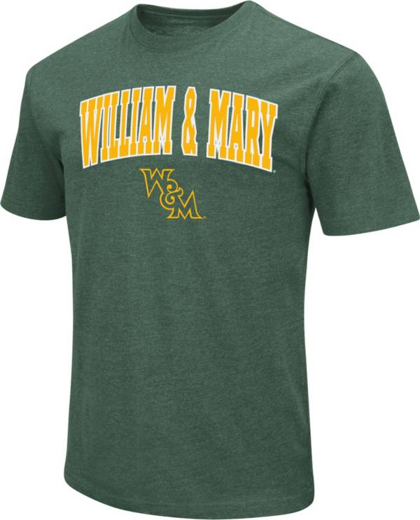 Colosseum Men's William & Mary Tribe Green Dual Blend T-Shirt