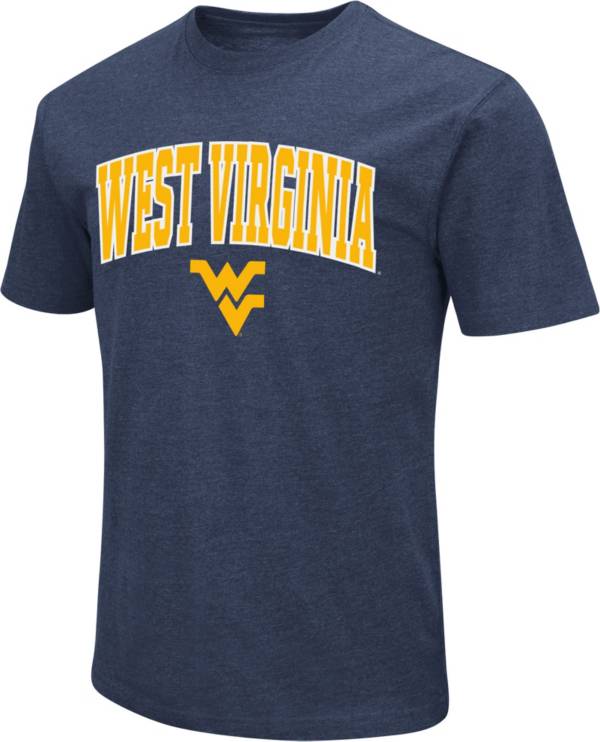 Colosseum Men's West Virginia Mountaineers Blue Dual Blend T-Shirt ...