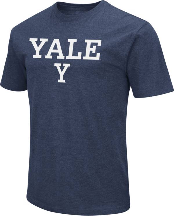 Colosseum Men's Yale Bulldogs Yale Blue Dual Blend T-Shirt