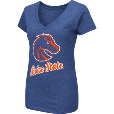 sorry, Colosseum Women's Boise State Broncos Blue Dual Blend V-Neck T-Shirt is currently out of stock