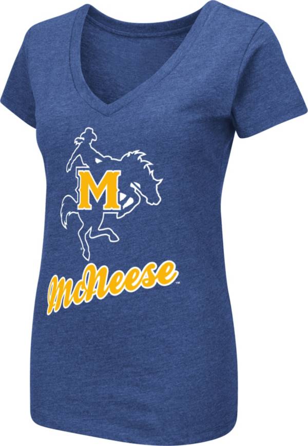 Youth Royal McNeese State Cowboys Quarter-Zip Pullover Sweatshirt