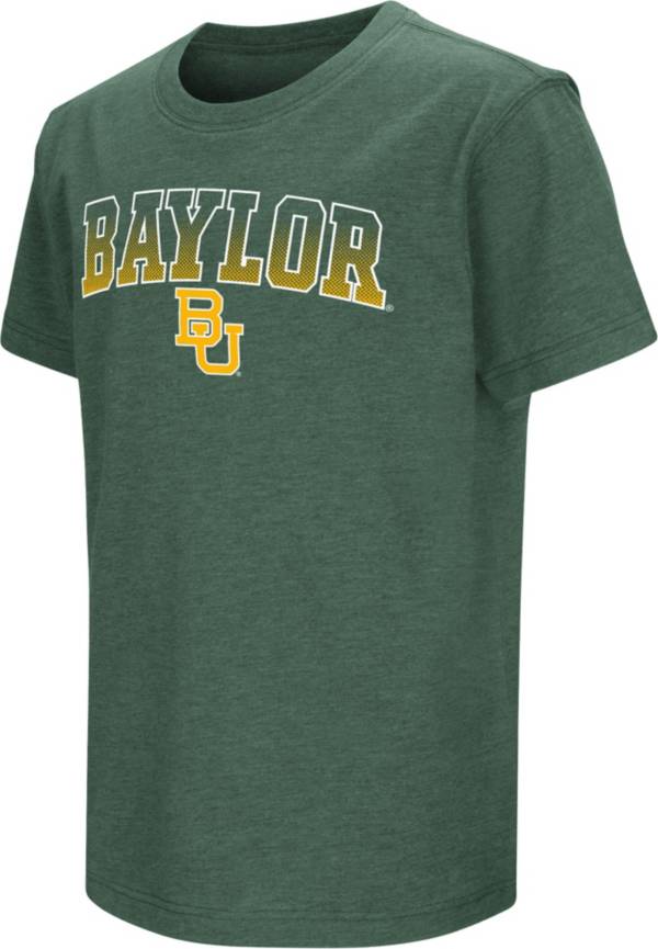 Colosseum Youth Baylor Bears Green Dual Blend T-Shirt