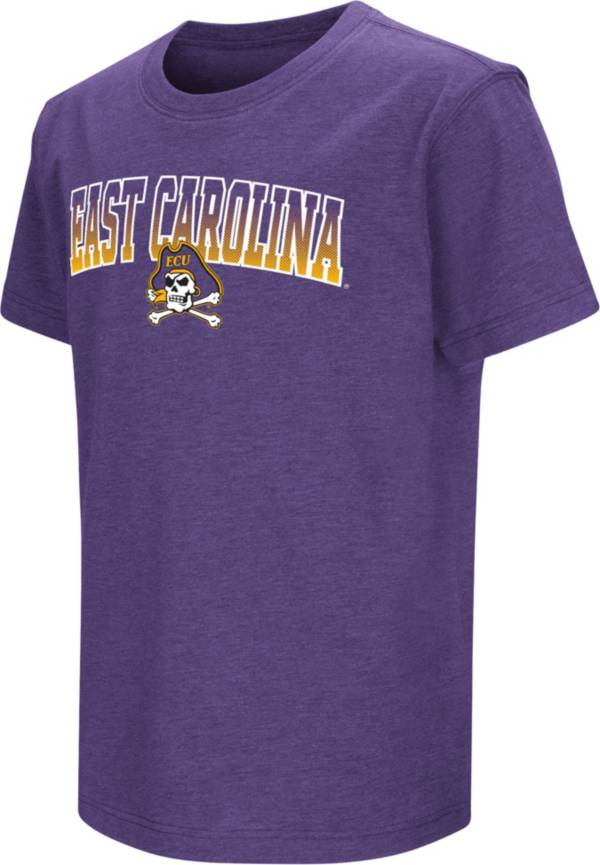 Colosseum Youth East Carolina Pirates Purple Dual Blend T-Shirt